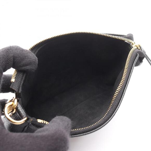 LOUIS VUITTON Black Monogram Leather Mini Bag - Picture 3 of 6